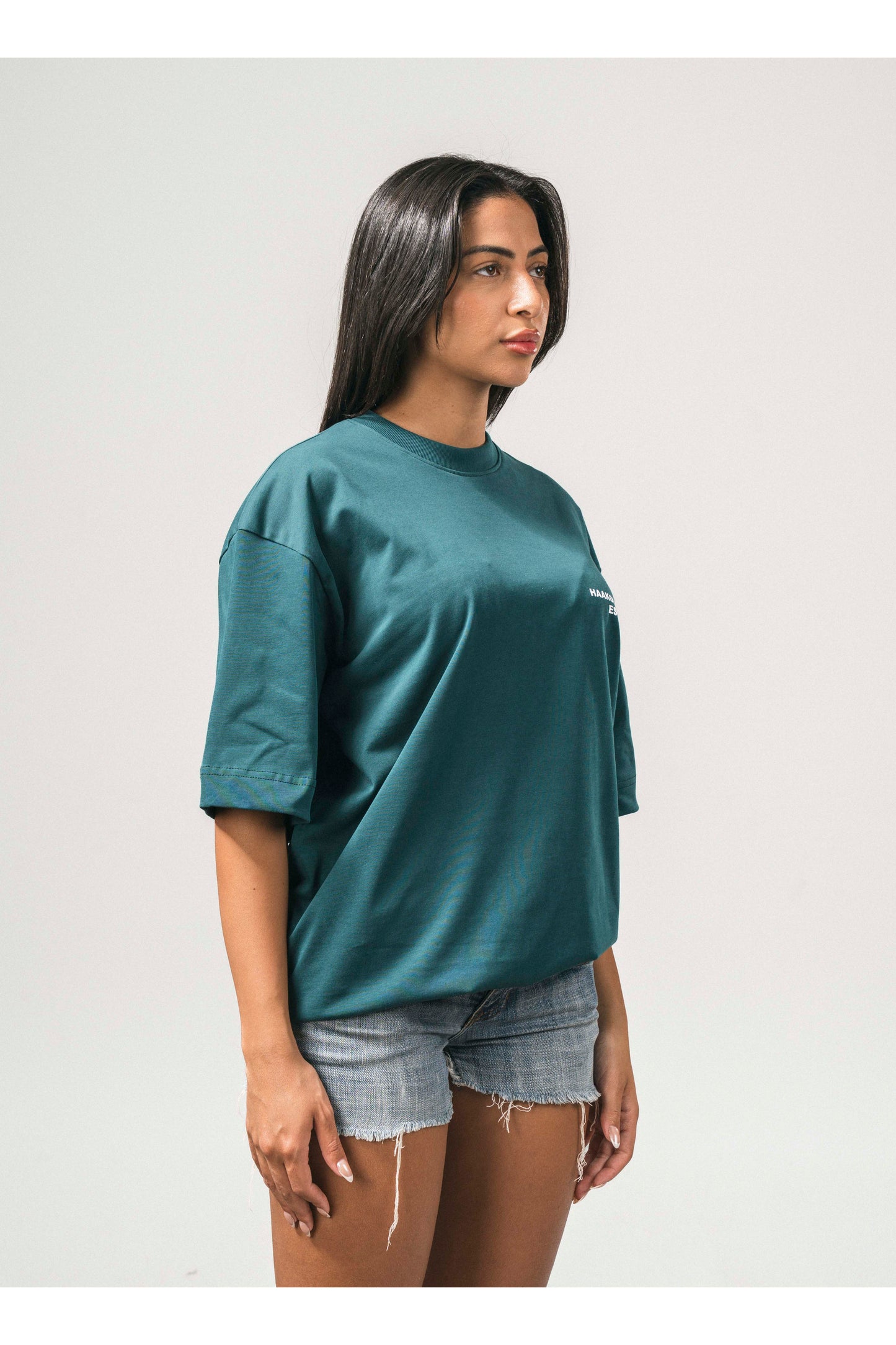 "BASIC"OLIVE TEE