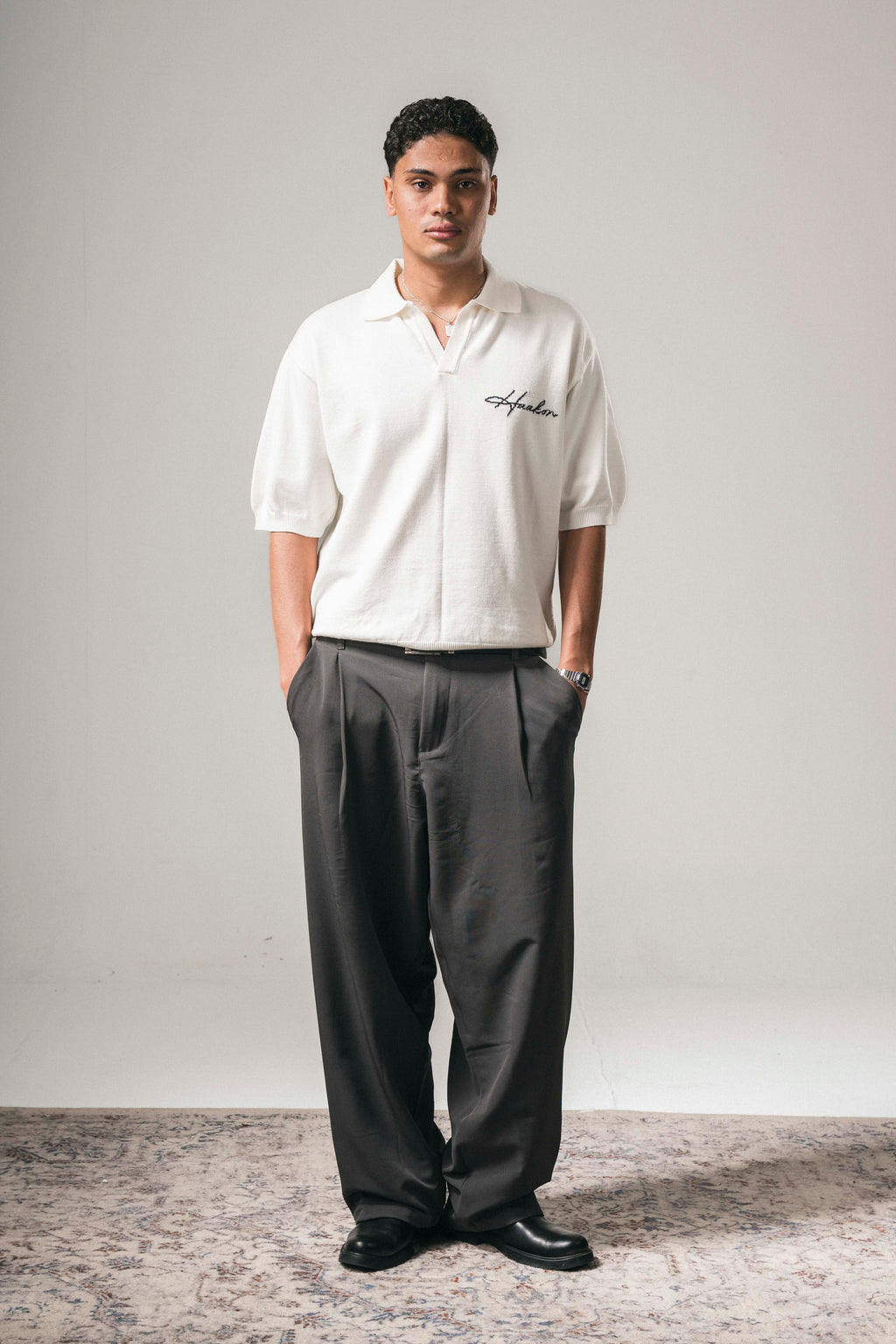 KNITTED POLO SHIRT