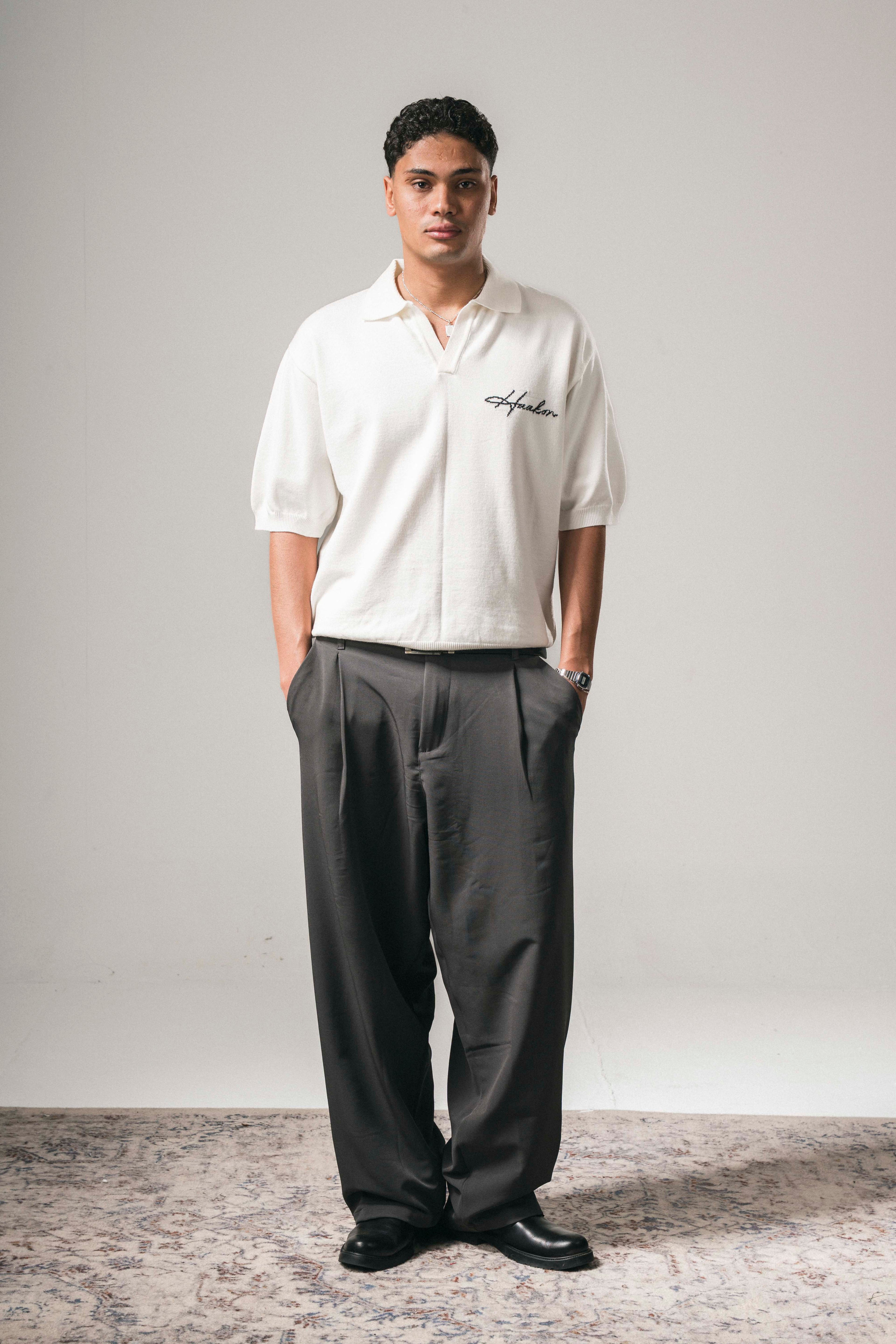 KNITTED POLO SHIRT