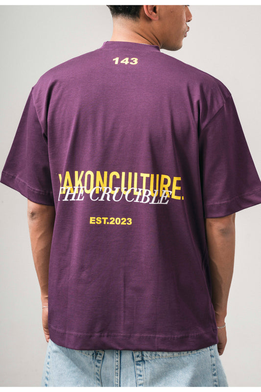 "THE CRUCIBLE"PURPLE TEE