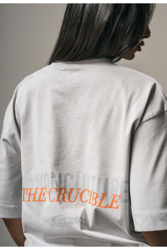 "THE CRUCIBLE"SILVER TEE