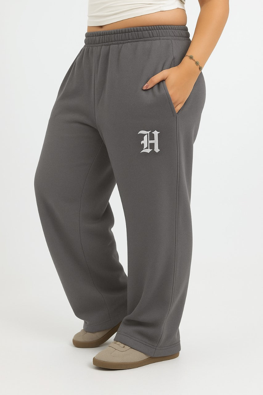 GRAY GOTHIC SWEATPANTS
